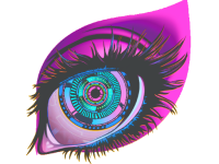 Sticker Dystopian Gaze (Lenticular)